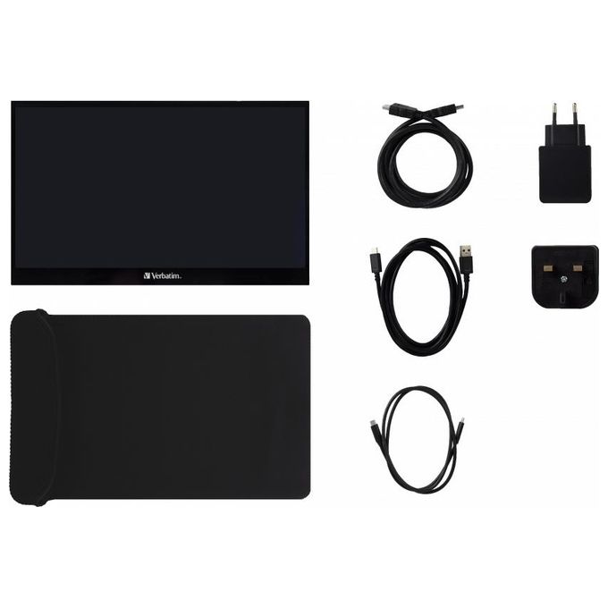 Verbatim Pmt-17 Monitor Portatile Touch 17.3'' Full Hd