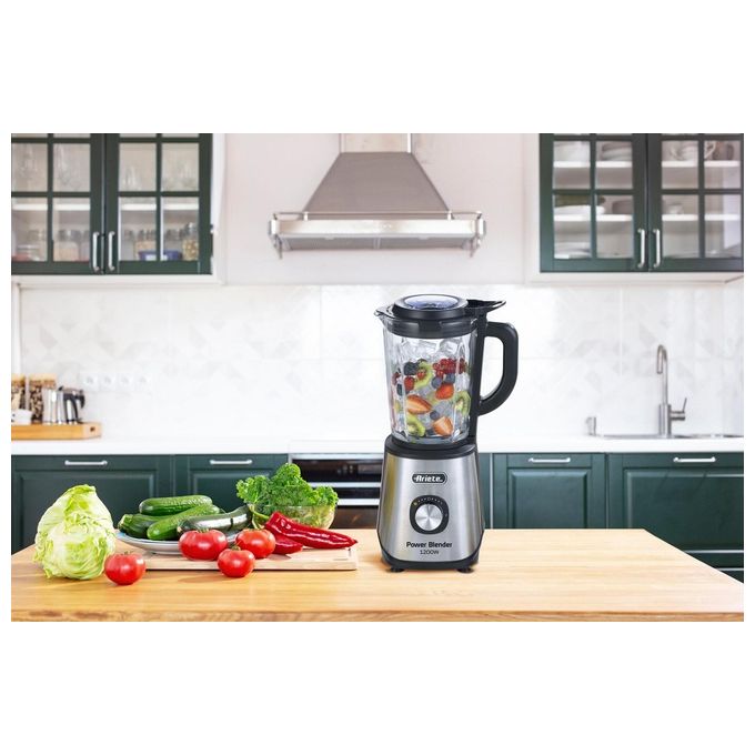 Ariete Power Blender 1200W Frullatore con 4 Lame in Acciaio Inox