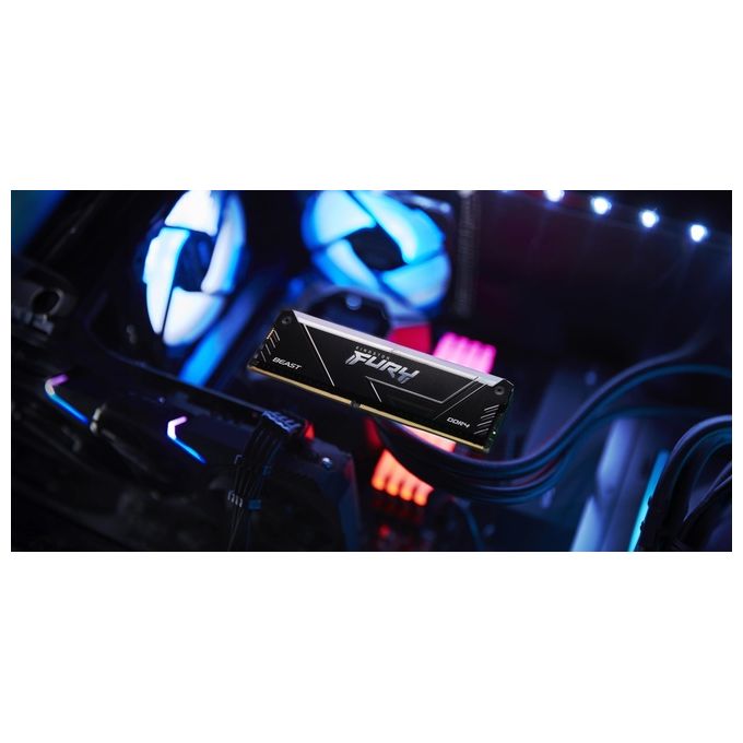 Kingston Technology FURY Beast RGB Memoria Ram 32Gb 2x16Gb DDR4 3600 MHz