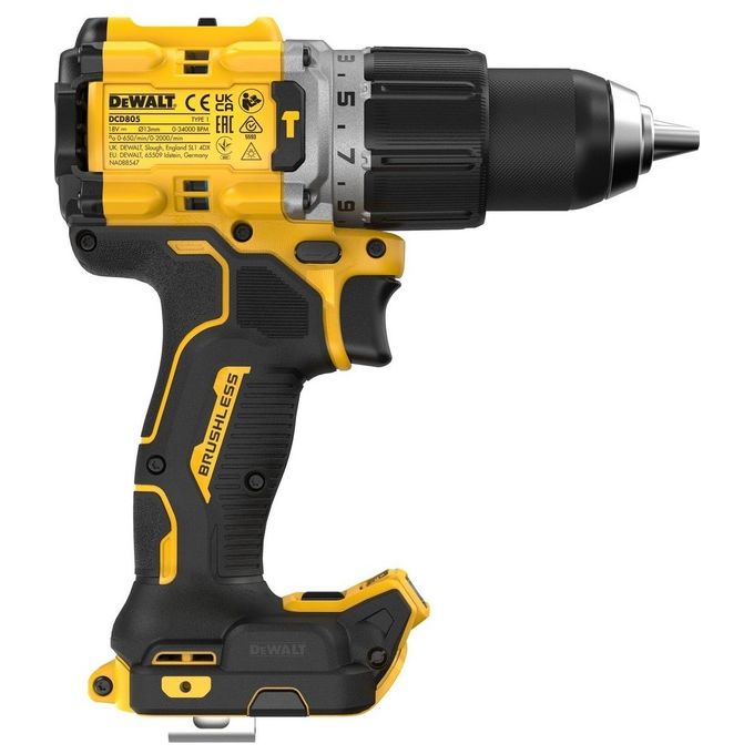 DeWalt DCD805NT-XJ Trapano Avvitatore a Percussione a Batteria