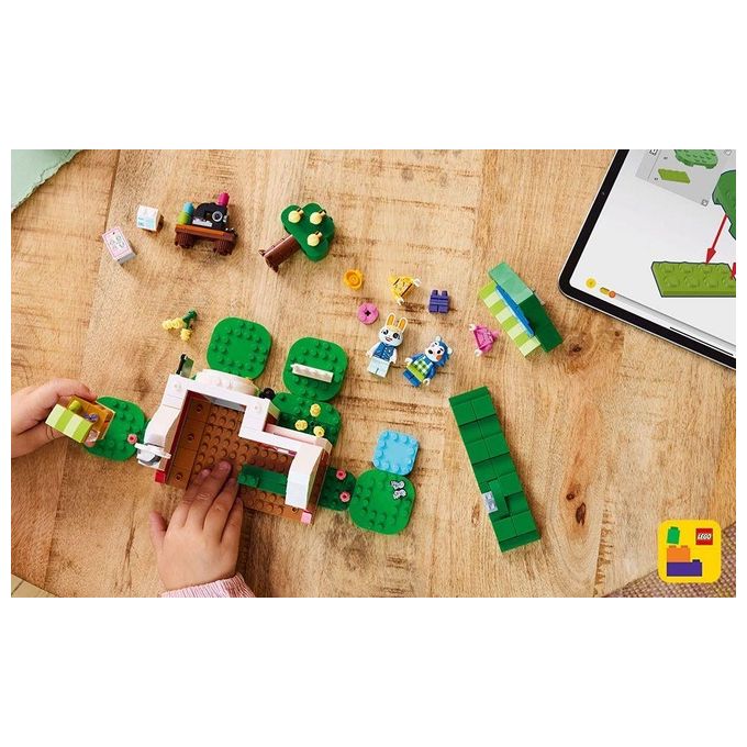 LEGO 77055 Animal Crossing - La sartoria delle Sorelle Ago e Filo, Set da Costruzione 322 Pezzi con Minifigure di Mabel e Sasha, Eta' 6+