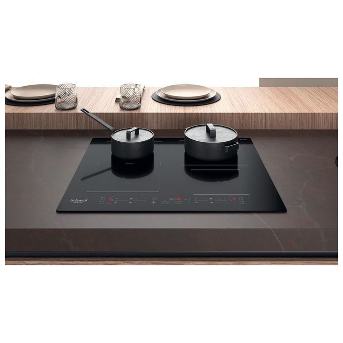 Hotpoint HB 3160C NE Piano Cottura ad Induzione 4 Zone 59 cm Nero