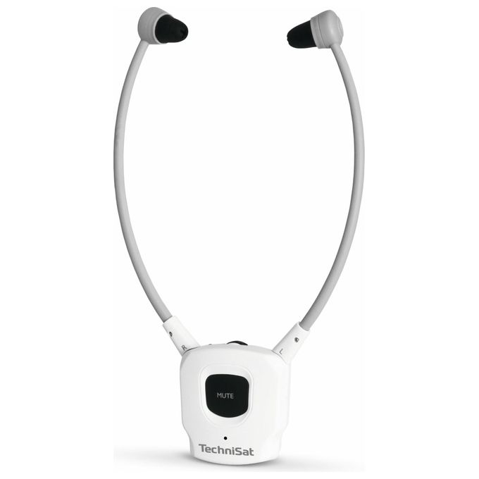 Technisat Stereoman ISI 3 Cuffie Wireless Stereo per TV Bianco