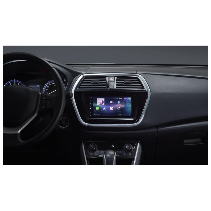 Pioneer SPH-DA77DAB Media center 2DIN pannello touch capacitivo da 6.8'' con Wi-Fi Bluetooth Apple CarPlay Android Auto e DAB equalizzatore grafico a 13 bande