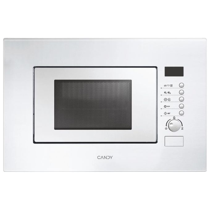 Candy MIC 20 GDFB Microonde a Incasso Capacita' 20 Litri 800 W 3 tipi di cottura Potenza Grill 1000 W Contaminuti elettronico con segnale acustico di fine cottura Scongelamento Automatico 60 cm Bianco