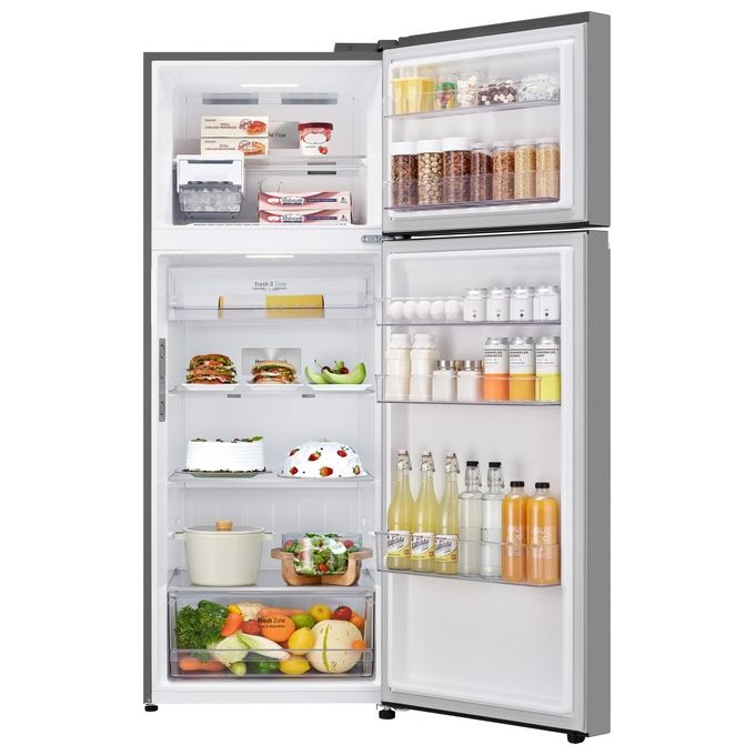 LG GTBV44PYBK - Frigorifero Doppia Porta 438 L, Total No Frost, (178 × 70 × 73 cm), Inox