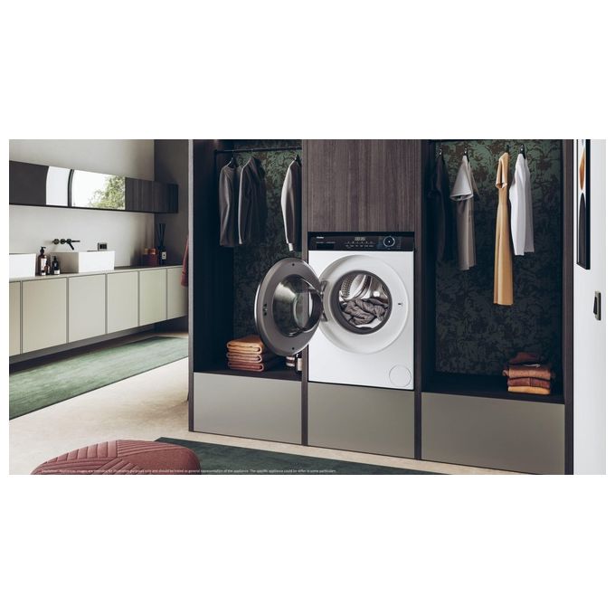 Haier I-Pro Series 3 HW100-B14939 – Lavatrice Libera Installazione 10 kg, Classe A, Centrifuga 1400 giri-min, (85 × 60 × 55 cm), Bianco
