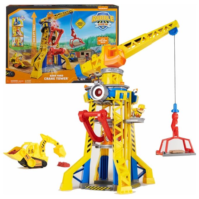 Spin Master Rubble e Crew Bark Yard Crane Tower Playset