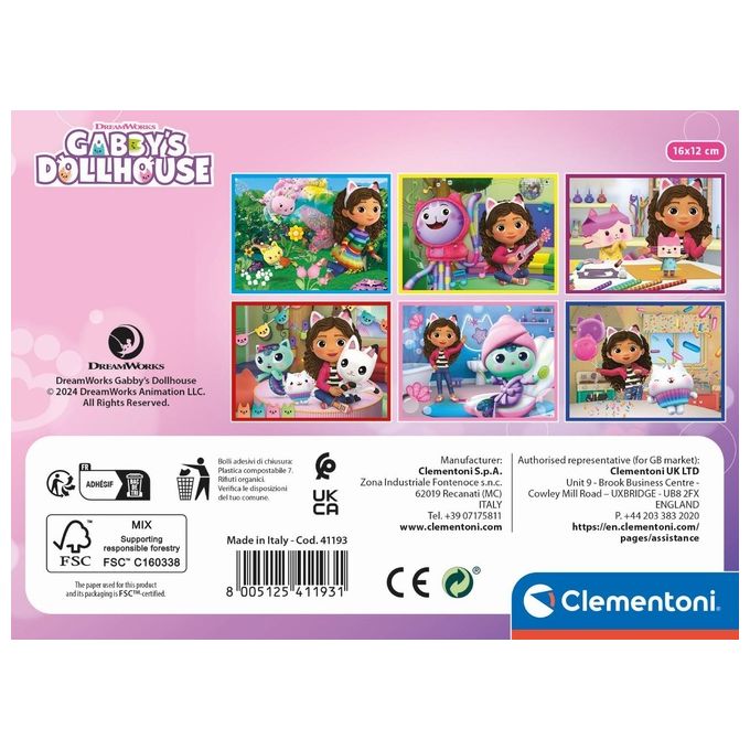 Clementoni Puzzle Gabby'S Dollhouse Cubi