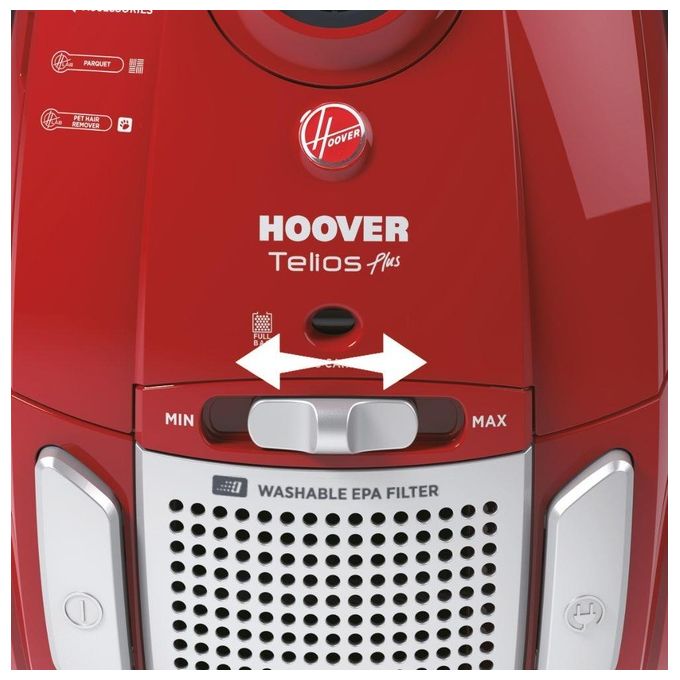 Hoover TE75PET 011 Telios Plus Aspirapolvere a Traino con Filo con Sacco Potenza 700 W Capacita' 3,5 Litri con Spazzola Parquet