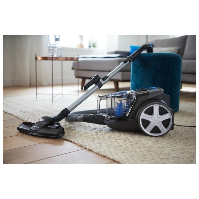 Philips FC9331-09 PowerPro Compact Aspirapolvere a Traino Ciclonica senza Sacco Pulizia a Secco Capacita' 1,5 Litri 900 W Blu