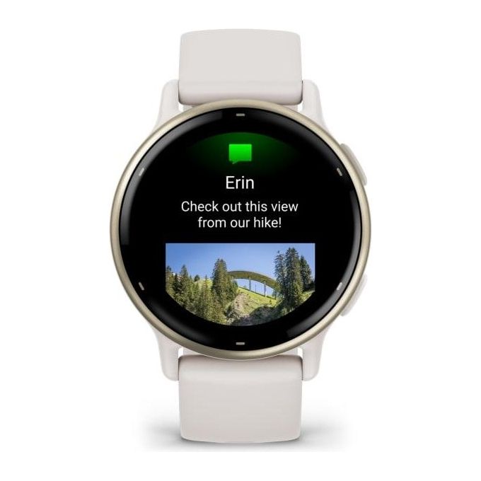 Garmin Vivoactive 5 1.2'' GPS Sport Salute Notifiche Cream gold and Ivory