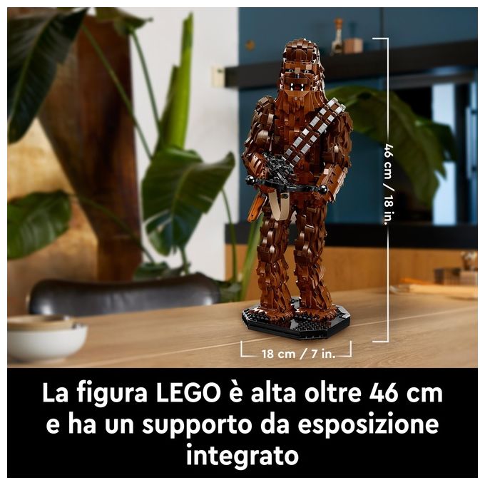 LEGO Star Wars 75371 Chewbacca, Kit Modellismo per Adulti da Collezione 40° Anniversario Il Ritorno dello Jedi, Idea Regalo