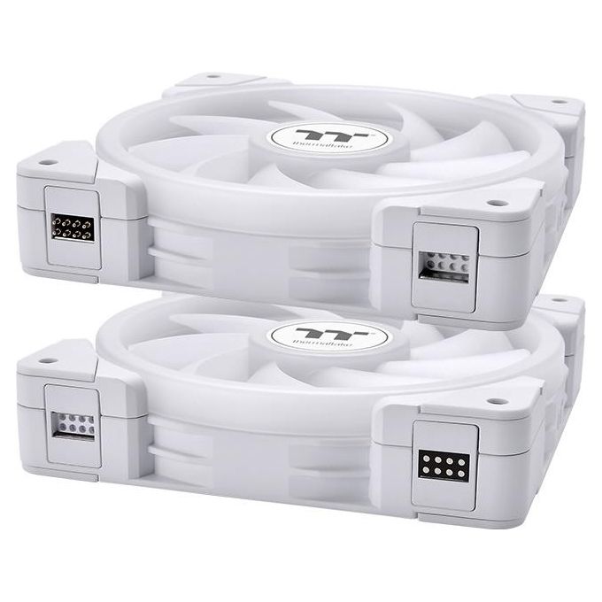 Thermaltake SWAFAN EX12 ARGB Raffreddatore d'Aria 14cm Bianco 3 Pezzi