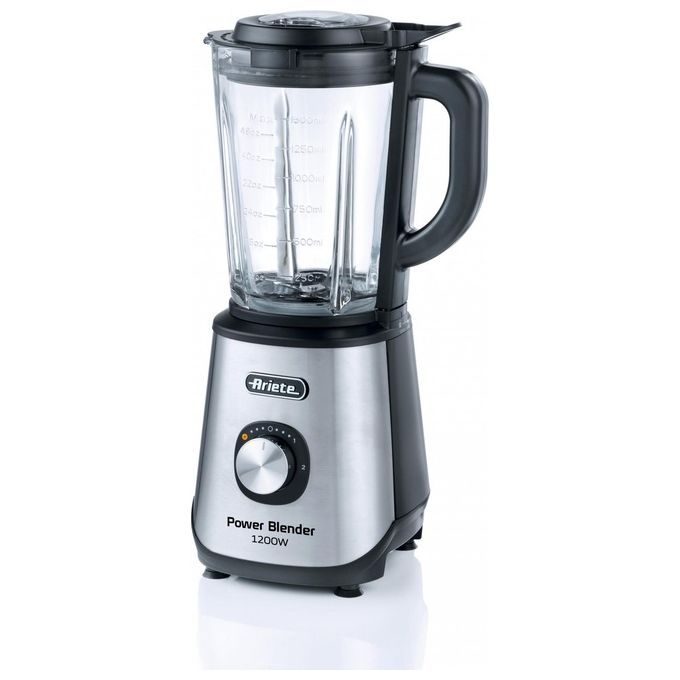 Ariete Power Blender 1200W Frullatore con 4 Lame in Acciaio Inox