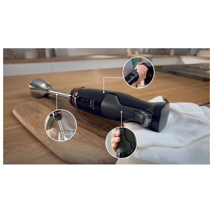 Bosch Serie 4 MSM4B623 Frullatore ad Immersione 1000W 0.6 Litri Antracite