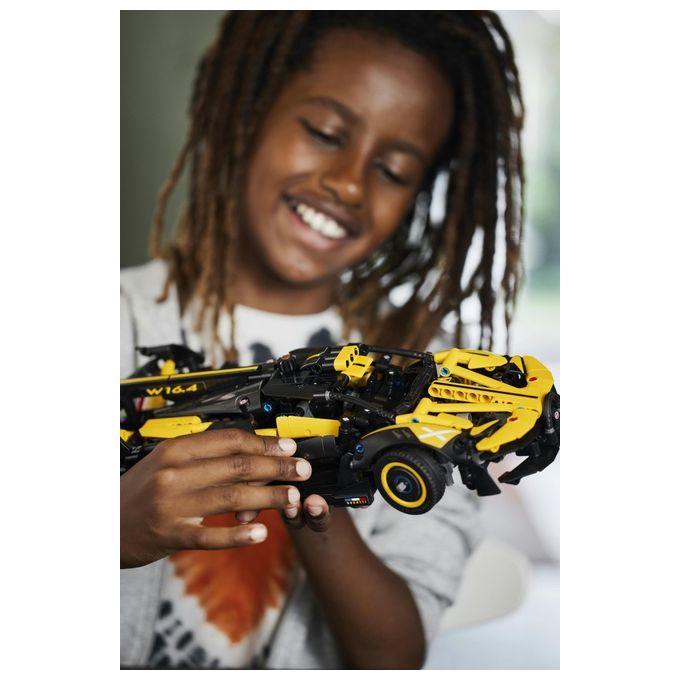 Lego 42151 Technic Bugatti Bolide Set da Costruzione 905 Pezzi Modellino Auto Supercar Motore W16 9 anni