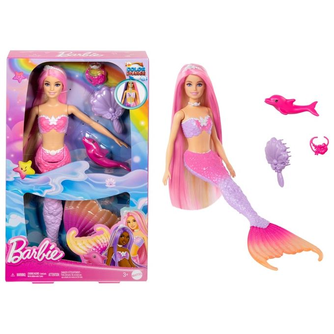 Mattel Bambola Barbie Malibu' Sirena con Accessori