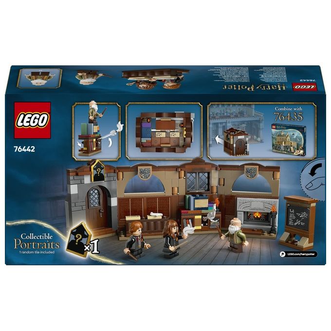 LEGO Harry Potter Castello di Hogwarts: Lezione di Incantesimi con 3 Minifigure da Collezione tra cui Hermione Granger e Ron Weasley con Funzione di levitazione Giochi per Bambini e Bambini da 8 Anni