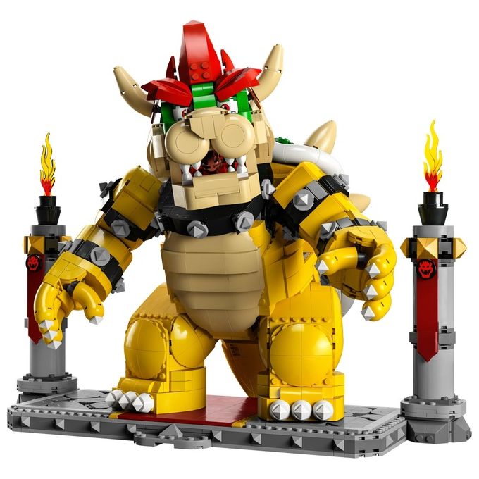 LEGO Super Mario 71411 Il Potente Bowser, Kit di Costruzioni per Adulti, Idee Regalo, Personaggio Snodabile 3D da Collezione