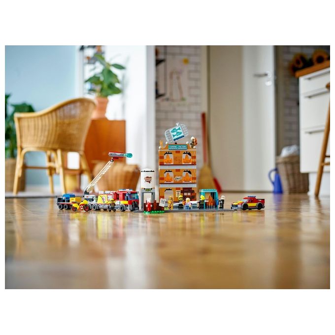 LEGO City Fire Vigili del Fuoco Edificio don Fiamme