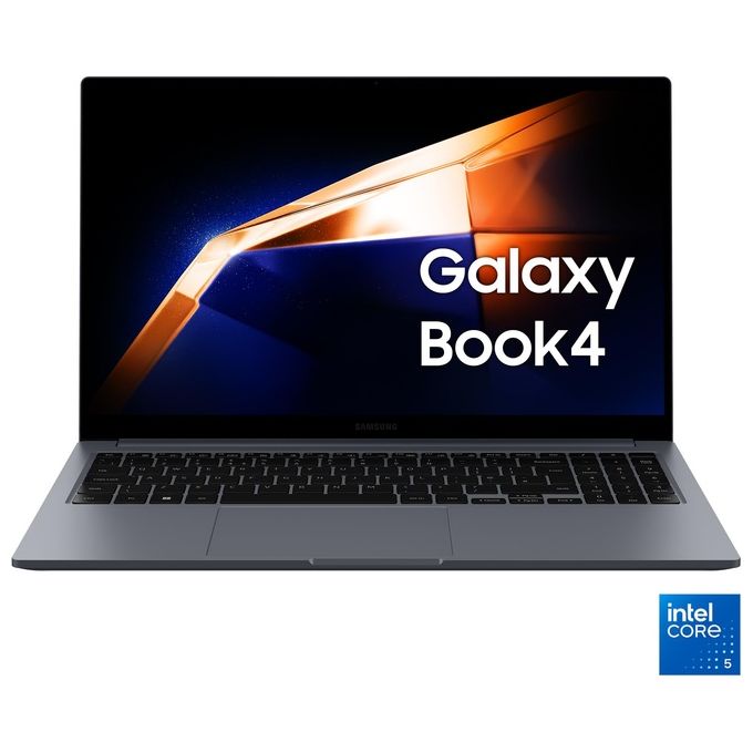 Samsung Laptop Galaxy Book4 Display da 15.'' Windows 11 Processore Intel Core i5-1335U 16GB RAM 512GB SSD Moonstone Gray
