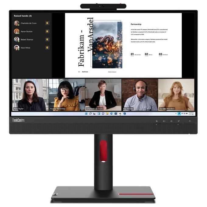Lenovo ThinkCentre Tiny-In-One 22 LED Display 21.5'' 1920x1080 Pixel Full HD Nero