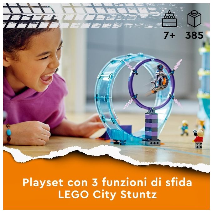 LEGO 60361 City Stuntz Set da Costruzione 385 pezzi per Bambini 7+ anni colore Multicolore