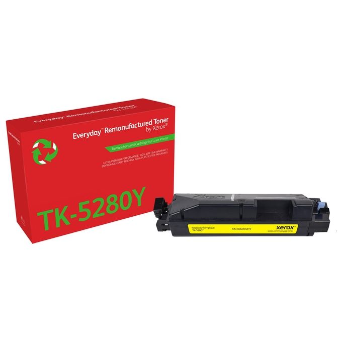 Everyday di Xerox Toner Rigenerato Giallo Compatibile con Kyocera Tk-5280y