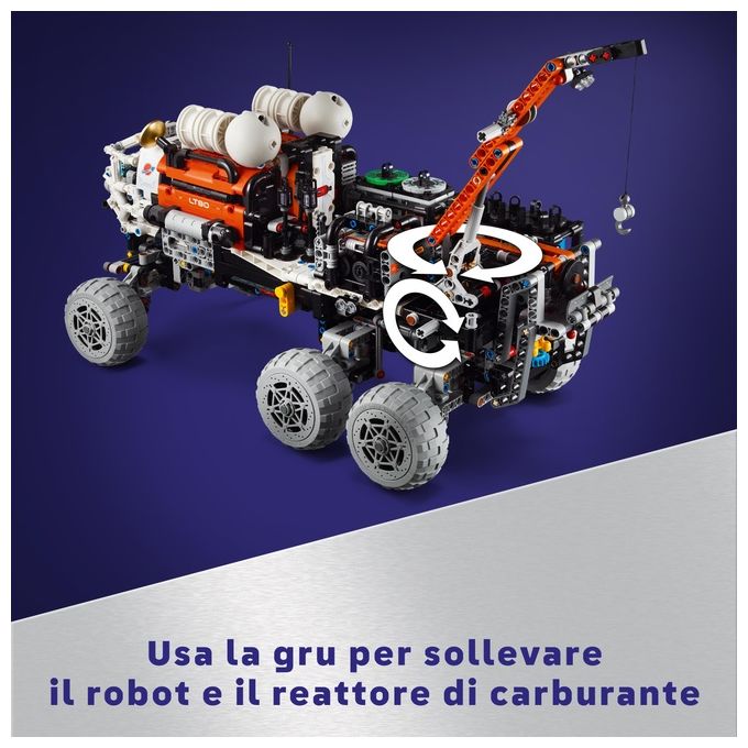 LEGO Technic 42180 Rover di Esplorazione Marziano, Giochi Spaziali per Bambini 11+, Veicolo Giocattolo Ispirato alla NASA