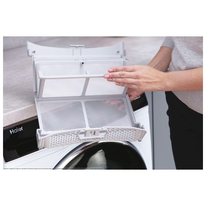 Haier I-Pro Series 3 HD90-A2939 Asciugatrice Libera Installazione Caricamento Frontale 9Kg Classe Energetica A Bianco