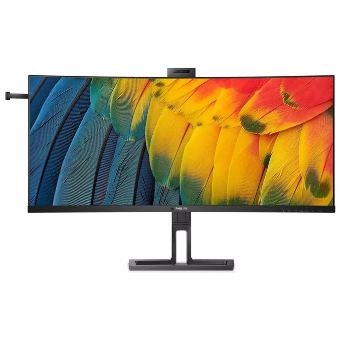 Philips 40B1U6903CH Monitor 40'' IPS Curvo 5K UHD 5120x2160 21:9 75Hz HDR10 Thunderbolt 4 Webcam 5MP Hub USB Docking colore Nero