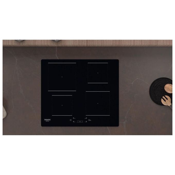 Hotpoint HQ 2260S NE Piano Cottura ad Induzione 4 Zone 59 cm Nero