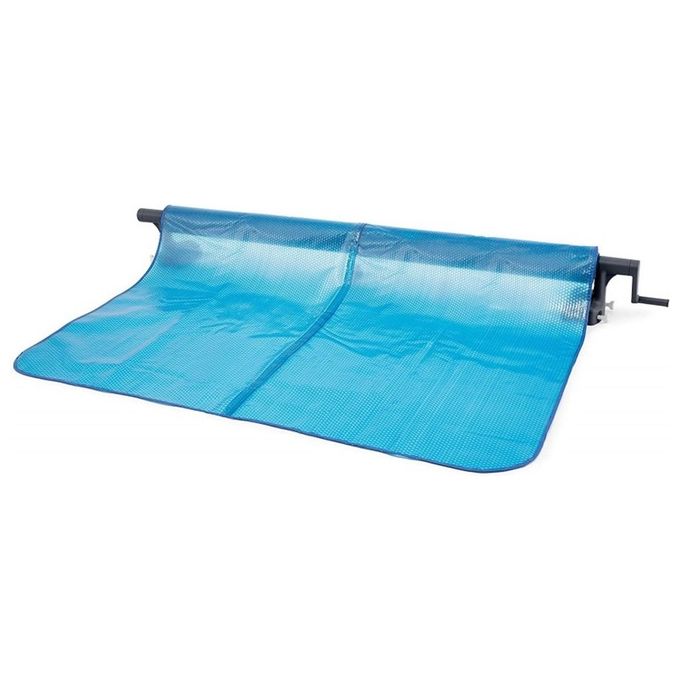 Intex Rullo Per Copertura Solare per Piscine 274-488 cm Alluminio e PVC Grigio
