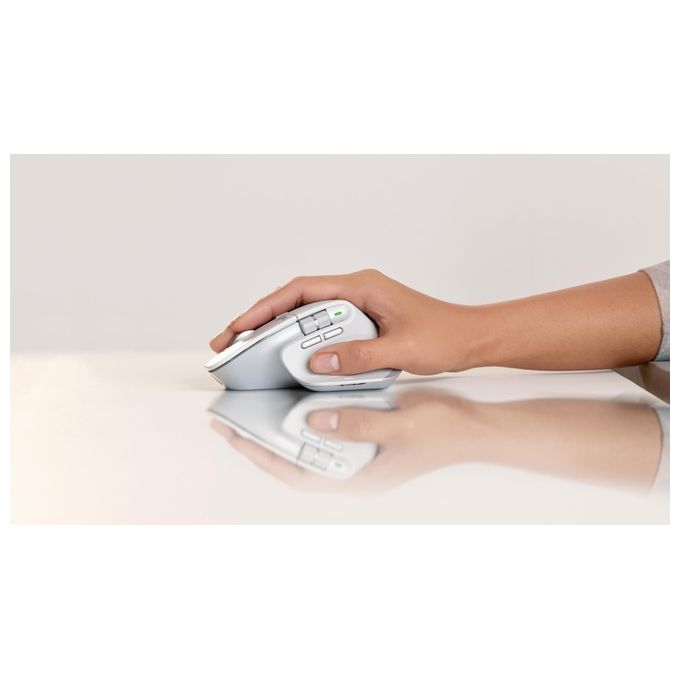 Logitech MX Master 3S Mouse Mano Destra Wireless a RF  Bluetooth Ottico 8000 DPI