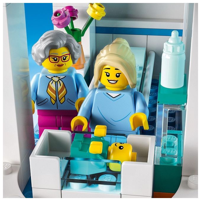 LEGO City Ospedale Set con ambulanza Giocattolo ed Elicottero di Soccorso