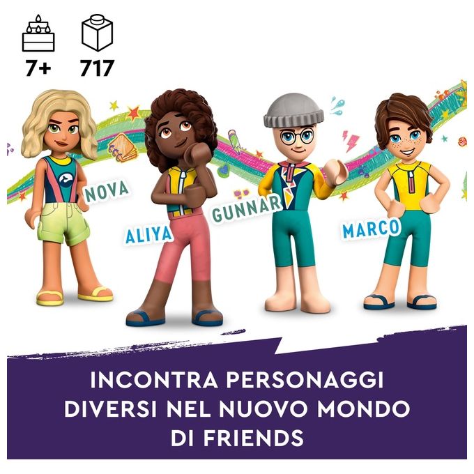 LEGO Friends 41734 Catamarano di Salvataggio, Barca Giocattolo con Animali e Sottomarino, Set Educativo, Regalo per Bambini 7+