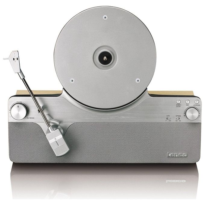 Lenco Giradischi LS Series LSA 071 Design Elegante in Silver e Legno
