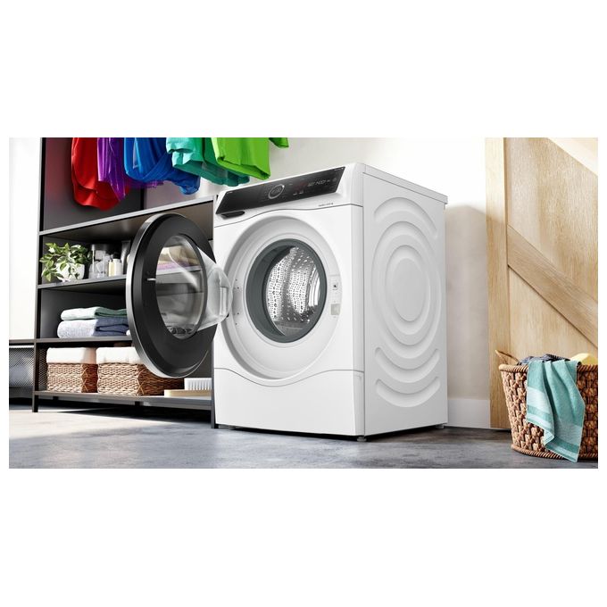 BOSCH serie 8 Lavasciuga 105-6 Kg 1400 giri classe D Vapore Iron assist Wi-fi bianco