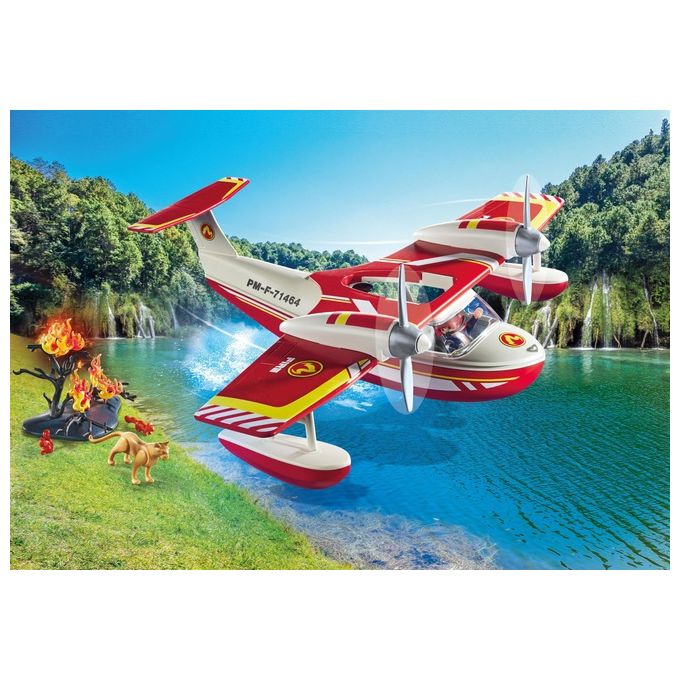 Playmobil Action Heroes Idrovolante dei Pompieri