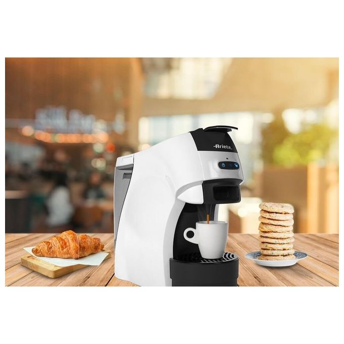 Ariete 1301 Macchina per Caffe' Espresso e Cialde 1100W Bianco