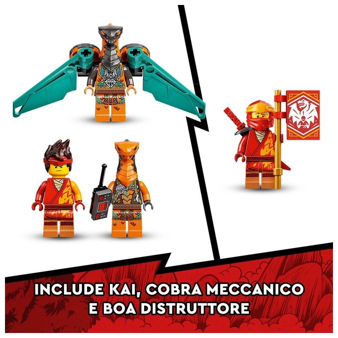 LEGO Ninjago Dragone del Fuoco di Kai Evolution