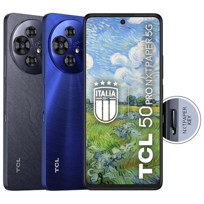 TCL 50 Pro Nxtpaper 5G 8Gb 512Gb 6.78'' 120Hz Dual Sim Midnight Blue