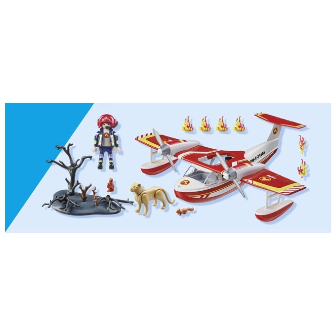 Playmobil Action Heroes Idrovolante dei Pompieri