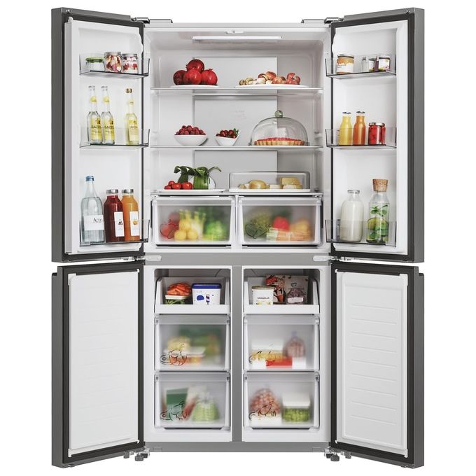 Candy CFQQ5T817EPS Frigorifero Side-by-Side Libera Installazione 467 Litri Classe Energetica E Argento