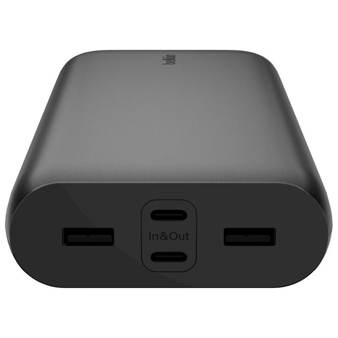 Belkin BoostCharge Power Bank 26K a 4 Porte Batteria Esterna con Porte USB-C-USB-A