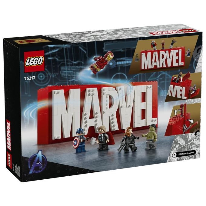 LEGO Marvel Logo e Minifigure MARVEL 76313