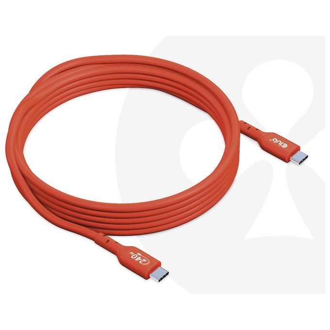 Club3d Cac-1513 Cavo Usb 3mt Usb 2.0 Usb C Arancione