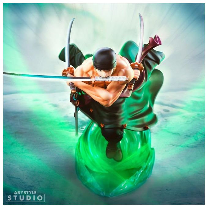 AbyStyle One Piece Roronoa Zoro Attack W katane