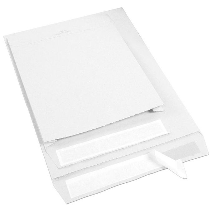 Blasetti Confezione 250 Buste Sacco Bianco con Soffietto